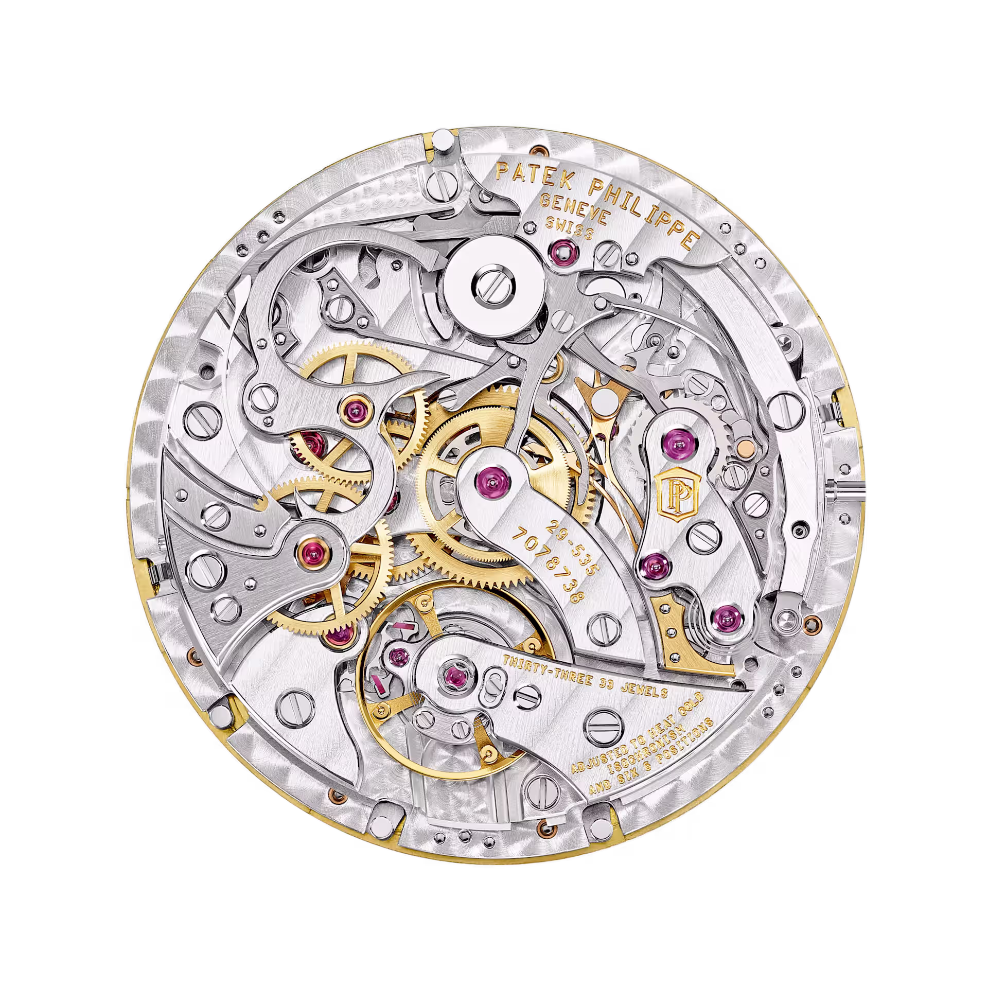 Patek Philippe Perpetual calendar chronograph 5270P-016 — Wijzerplaat — detail