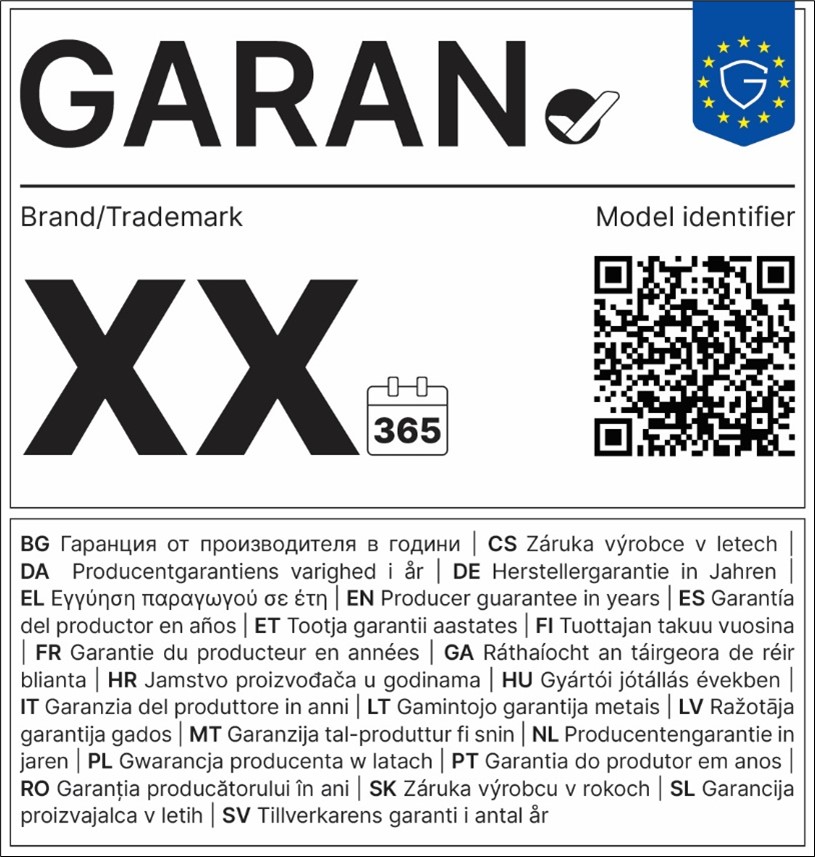 EU guarantee label