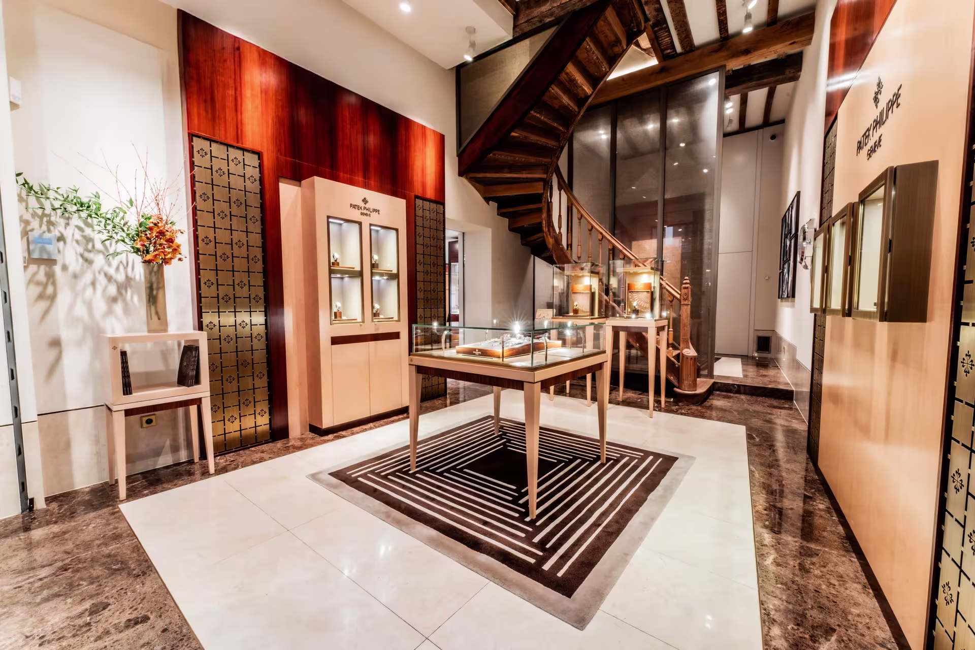 The exclusive Patek Philippe boutique within Maison De Greef Brussel