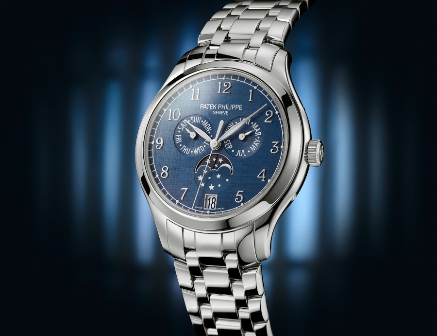 Patek Philippe Annual calendar. Moon phases. — gedragen