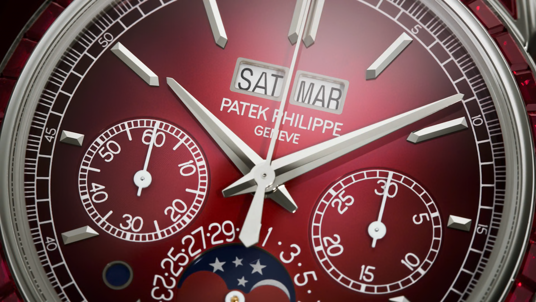 Patek Philippe Chronograph. Perpetual Calendar. Joaillerie. 5271/12P-010 — Image 4
