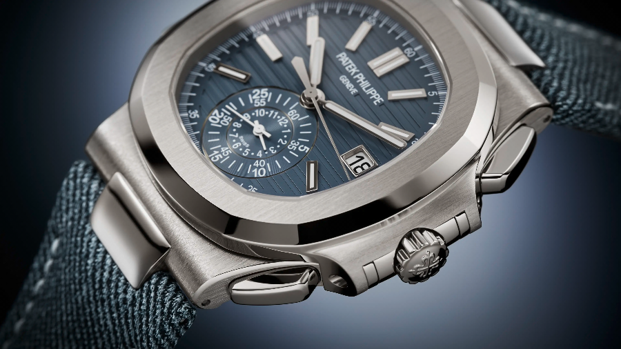Patek Philippe Flyback Chronograph. Date. — gedragen
