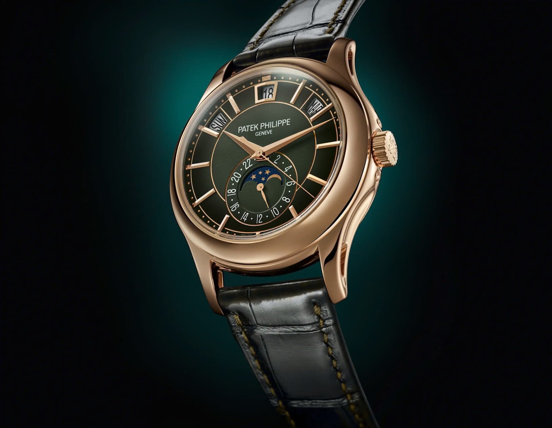 Patek Philippe Annual calendar. Moon phases. — sfeerbeeld