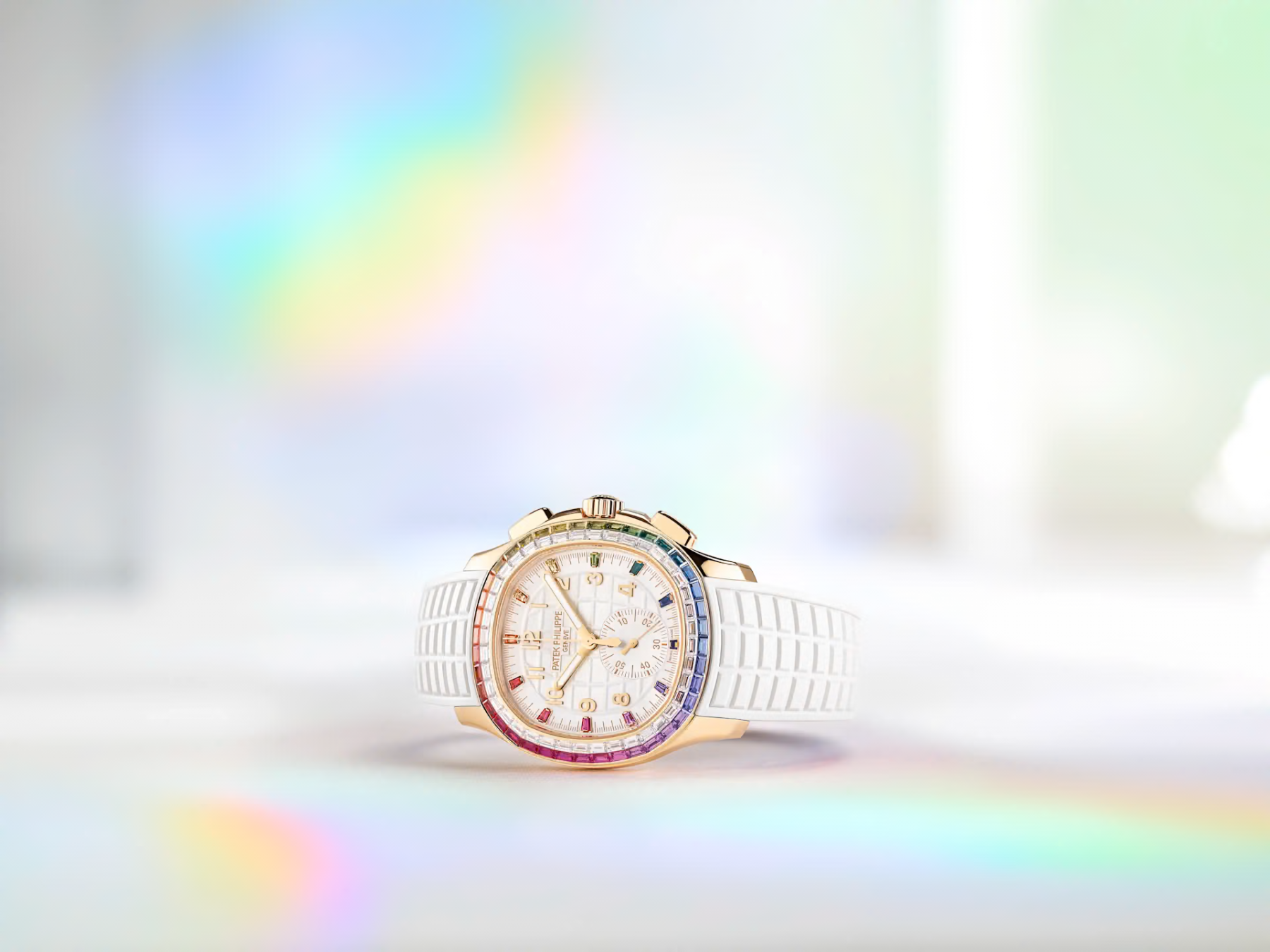 Patek Philippe Aquanaut Luce « rainbow » chronograph 7968/300R-001 — Image 7