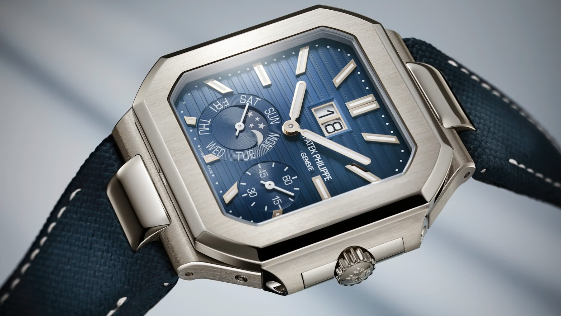 Patek Philippe Instantaneous Grand Date. Day and Moon Phases. — sfeerbeeld